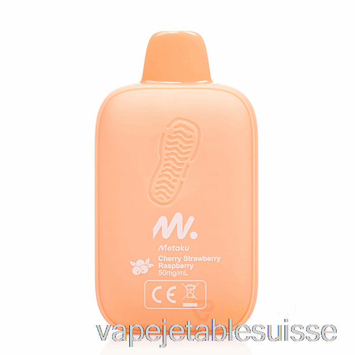 Vape Suisse Metaku Moonwalk 9000 Jetable Cerise Fraise Framboise